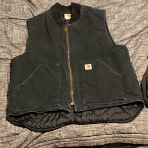 Vintage black carhartt vest